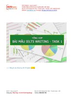 Bài mẫu IELTS writing task 1   IELTS fighter
