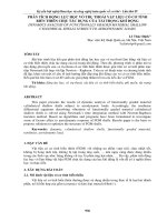 PHÂN TÍCH ĐỘNG lực học vỏ TRỤ THOẢI vật LIỆU có cơ TÍNH BIẾN THIÊN CHỊU tác DỤNG của tải TRỌNG KHÍ ĐỘNG 