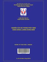 Nghiên cứu hệ thống phát điện dùng năng lượng sóng biển 