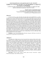 NGHIÊN cứu ỨNG DỤNG kĩ THUẬT CEL để mô PHỎNG VA CHẠM của TIA nước và tấm PHẲNG a STUDY ON THE APPLICATION OF CEL TECHNIQUE TO SIMULATE THE IMPACT BETWEEN WATER JET AND FLAT PLATE 