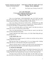 Quy chế phối hợp quản lí sức khỏe học sinh