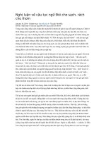 Nghị luận về câu tục ngữ đói cho sạch