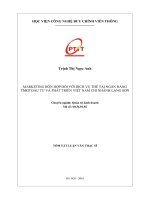 MARKETING HỖN HỢP ĐỐI VỚI DỊCH VỤ THẺ TẠI NGÂN HÀNG TMCP ĐẦU TƯ VÀ PHÁT TRIỂN VIỆT NAM CHI NHÁNH LẠNG SƠN