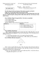 Đề thi Tin học trẻ không chuyên thcs thành phố Pleiku năm 2014