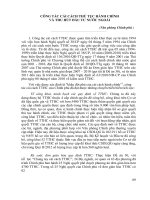 CÔNG tác cải CÁCH THỦ tục HÀNH CHÍNH và THU hút đầu tư nước NGOÀI 