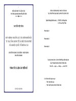 Huy động nguồn lực tài chính để đầu tư hạ tầng kinh tế xã hội thành phố cửa khẩu quốc tế móng cái (TT)