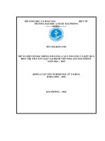 MÔ tả một số đặc điểm lâm SÀNG, cận lâm SÀNG và kết QUẢ điều TRỊ TIỀN sản GIẬT tại BỆNH VIỆN PHỤ sản hải PHÒNG  