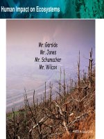 Slide Human impact on Ecosystems