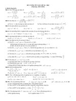 De cuong on tap HK1  toan 10