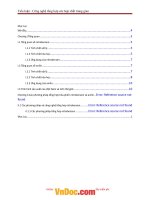 Tiểu luận  công nghệ tổng hợp các hợp chất trung gian 