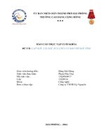 LẮP ráp, cài đặt, sửa CHỮA và bảo TRÌ máy TÍNH 