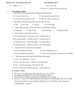 Đề thi hk2 môn công nghệ 6