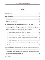 luận van chứng khoán; bất cân xứng thông tin trên thị trường chứng khoán ở việt nam 