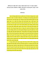 MỐI QUAN HỆ GIỮA MẶT TRẬN QUÂN SỰ VÀ MẶT TRẬN NGOẠI GIAO TRONG CHIẾN TRANH CÁCH MẠNG VIỆT NAM  (19451975)