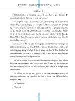 Nghiên cứu tình hình ký kết và thực hiện hợp đồng vận chuyển hàng hóa bằng đường biển của công ty vận tải và thương mại diêm điền 