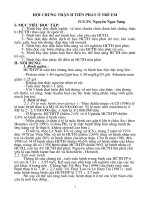 HỘI CHỨNG THẬN hư TIÊN PHÁT ở TRẺ EM 