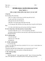 Giáo án hoạt động ngoài giờ lên lớp 8