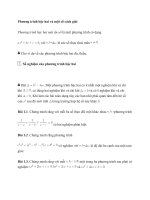 Phương trình bậc hai và một số cách giải