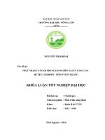 THỰC TRẠNG VÀ GIẢI PHÁP GIẢM NGHÈO TẠI XÃ LĂNG CAN –  HUYỆN LÂM BÌNH – TỈNH TUYÊN QUANG