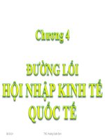 Bài giảng đường lối cách mạng đảng cộng sản việt nam   chuyên đề 4  đường lối hội nhập kinh tế quốc tế