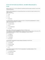 ĐỀ THI THỬ THPT QUỐC GIA THÁNG 03