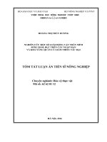 Nghiên cứu một số loài động vật thân mềm sống bám, đục trên cây ngập mặn và khả năng quản lý giảm thiểu tác hại (TT)