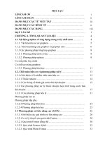 Luận án nghiên cứu tổng hợp và đặc trưng vật liệu mới, cấu trúc nano ứng dụng trong quang hóa xúc tác phân hủy thuốc nhuộm 