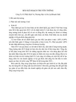 Tiểu luận hoạch định chiến lược công ty cổ phần dịch vụ thương mại và du lịch doanh sinh 