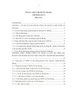 Biện pháp hoàn thiện công tác quản lý nhà nước về đất đai tại xã tân dương – huyện thủy nguyên   thành phố hải phòng 
