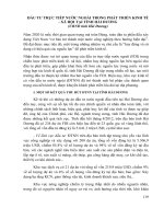 ĐẦU tư TRỰC TIẾP nước NGOÀI TRONG PHÁT TRIỂN KINH tế   xã hội tại TỈNH hải DƯƠNG 