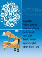 Bài thuyết trình communication (giao tiếp)