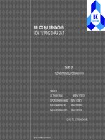 Thuyết trình thiết kế tường trọng lực dạng khối 