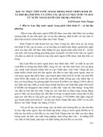 ĐẦU tư TRỰC TIẾP nước NGOÀI TRONG PHÁT TRIỂN KINH tế xã hội địa PHƯƠNG và CÔNG tác QUẢN lý NHÀ nước về đầu tư nước NGOÀI dưới góc độ địa PHƯƠNG 