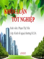 Một số biện pháp nhằm nâng cao hiệu quả kinh doanh nhập khẩu hàng hóa của công ty TNHH logistics liên hợp 