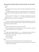 ĐỀ CƯƠNG ôn tập học PHẦN cấu TRÚC dữ LIỆU và GIẢI THUẬT 