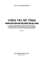 Ebook công tác bê tông trong điều kiện khí hậu nóng ẩm việt nam  phần 1