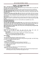 ĐỀ CƯƠNG kĩ NĂNG y KHOA 