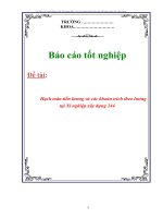 Báo cáo tốt nghiệp đề tài Hạch toán tiền lương và các khoản trích theo lương tại Xí nghiệp xây dựng 244