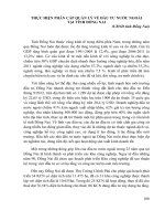 THỰC HIỆN PHÂN cấp QUẢN lý về đầu tư nước NGOÀI tại TỈNH ĐỒNG NAI 