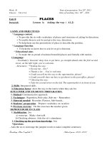 GIÁO ÁN ANH 7 Unit 8