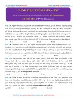 CHINH PHỤC điểm 9 hóa học