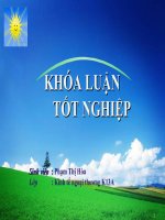 MỘT số BIỆN PHÁP NHẰM NÂNG CAO HIỆU QUẢ KINH DOANH XUẤT KHẨU mặt HÀNG CÁNH TAY rô bốt của CÔNG TY TNHH YUSHIN PRECISION EQUIPMENT VIỆT NAM 