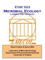 Microbiology ecology laboratory manual