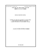Nghiên cứu một số loài động vật thân mềm sống bám, đục trên cây ngập mặn và khả năng quản lý giảm thiểu tác hại