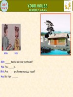 Unit 7  Your house  lesson 2 A3-5