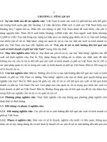 Luận án tiến sĩ các yếu tố rủi ro ảnh hưởng đến kết quả sản xuất và kinh doanh cà phê tại việt nam (TT) 