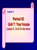 Unit 7 Your house lesson 5 C4-5-6
