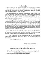 Tính toán hệ thống điều chỉnh tự động tuyến tính liên tục theo các yêu cầu chỉ tiêu chất lượng làm việc cho trước 