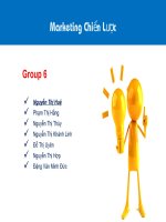 Thuyết trình chiến lược marketing vaseline soft hand 