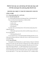 Thiết kế nhà máy sản xuất đường thô hiện đại năng suất 2150 tấn mía/ngày theo phương pháp khuếch tán